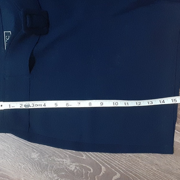 Navy High Waist Shorts - Picture 5 of 8